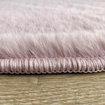 Covor Tip Blanita, roz, rotund, antiderapant - CovorulPerfect