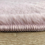 Covor Tip Blanita, roz, rotund, antiderapant - CovorulPerfect