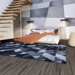 Covor Roma geometric, gri, dreptunghiular - CovorulPerfect