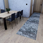Traversa Any, gri/crem 022, latime 78 cm (surfilata) - CovorulPerfect
