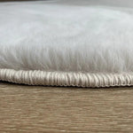 Covor Tip Blanita, ivory, rotund, antiderapant - CovorulPerfect