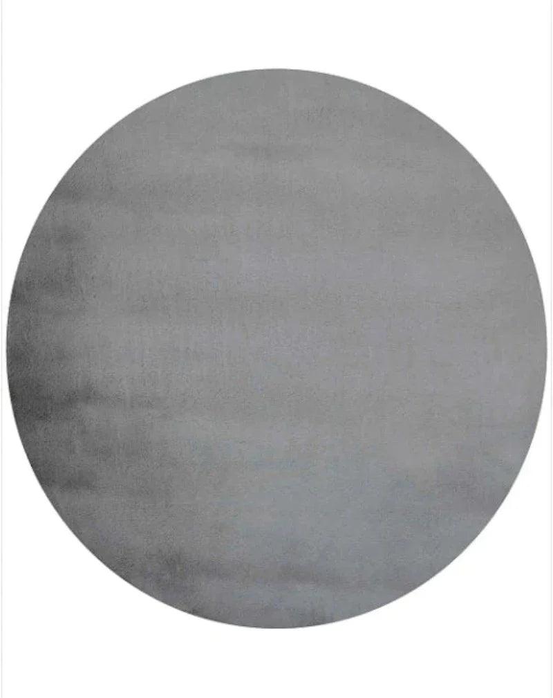 Covor Tip Blanita, gri, rotund, antiderapant - CovorulPerfect