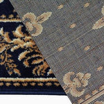 Traversa Biserica vultur,albastru, latime 120 cm (surfilata) - CovorulPerfect