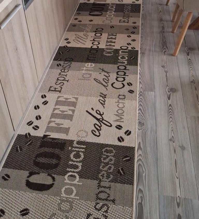 Traversa antiderapanta Flex Coffee 052, latime 75 cm (surfilata) - CovorulPerfect