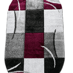 Covor Garden, gri/lila, oval - CovorulPerfect