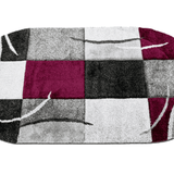 Covor Garden, gri/lila, oval - CovorulPerfect