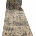 Traversa Any, bej/gri 002, latime 95 cm (surfilata) - CovorulPerfect