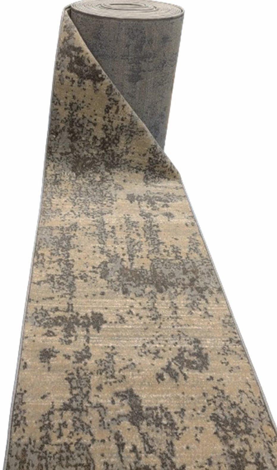 Traversa Any, bej/gri 002, latime 95 cm (surfilata) - CovorulPerfect