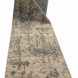 Traversa Any, bej/gri 002, latime 95 cm (surfilata) - CovorulPerfect