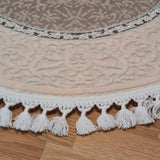 Covor elegant rotund cu franjuri, Daire - CovorulPerfect