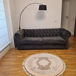 Covor elegant rotund cu franjuri, Daire - CovorulPerfect