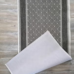 Traversa antiderapanta Flex, gri, latime 75 cm (surfilata) - CovorulPerfect