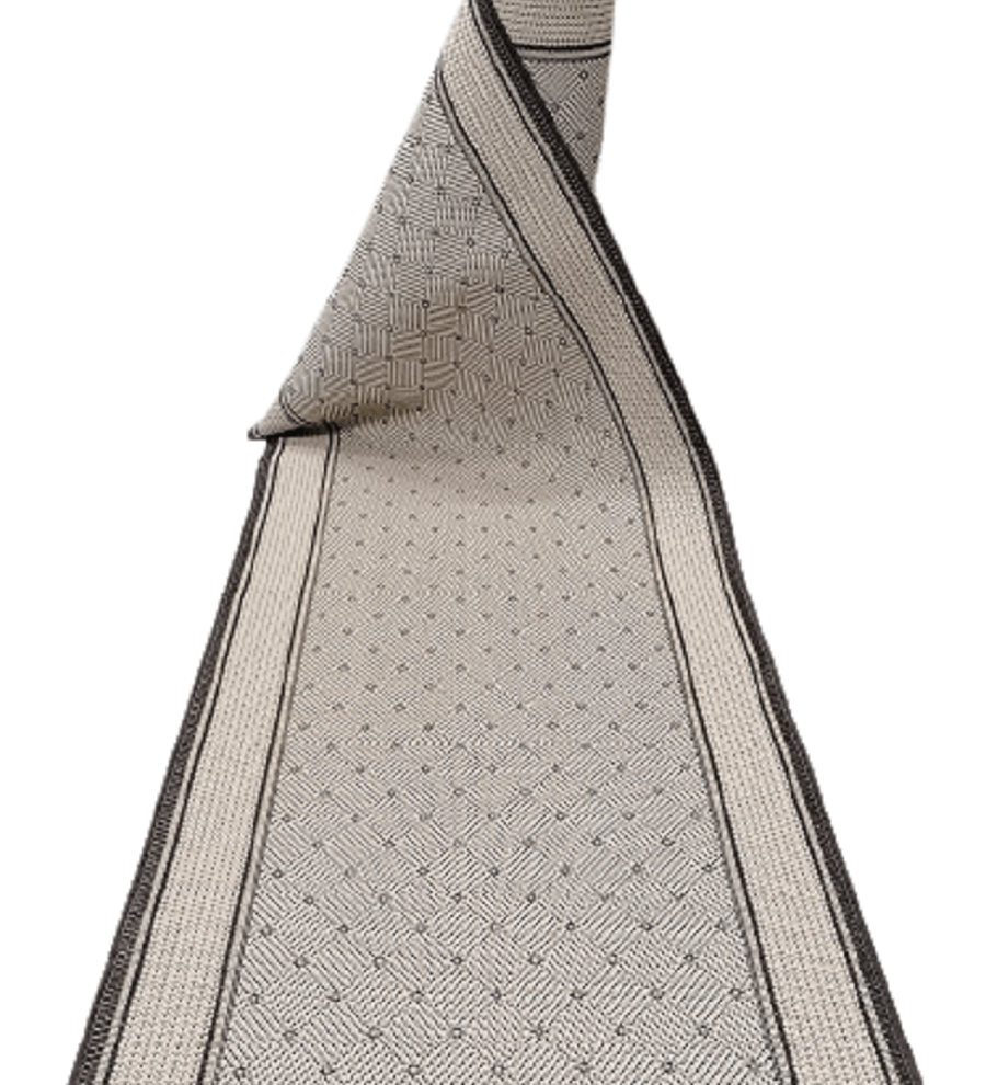 Traversa antiderapanta Flex romb, crem, latime 100 cm (surfilata) - CovorulPerfect