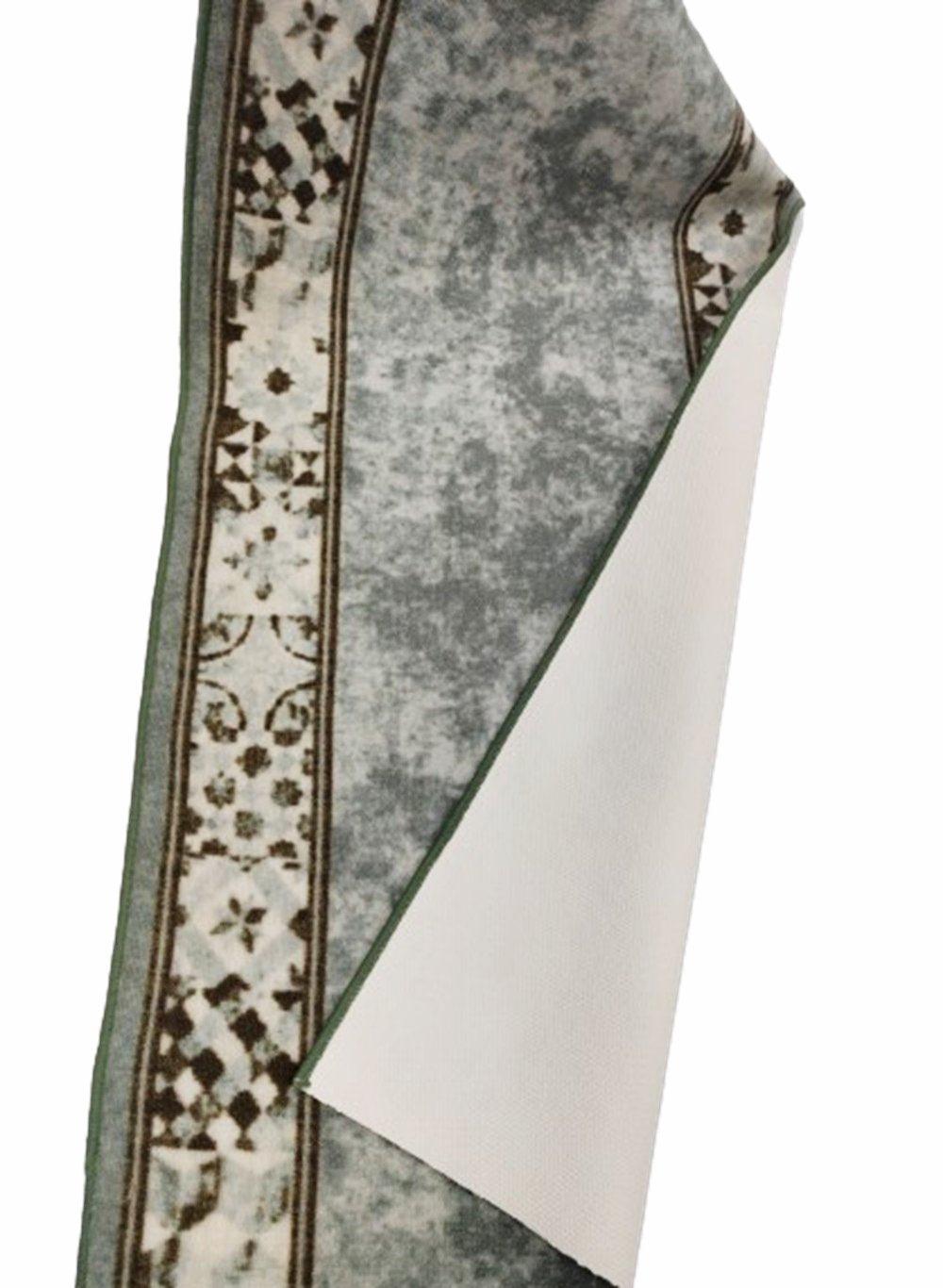 Traversa antiderapanta imprimata Kira, subtire, latime 120 cm (surfilata) - CovorulPerfect