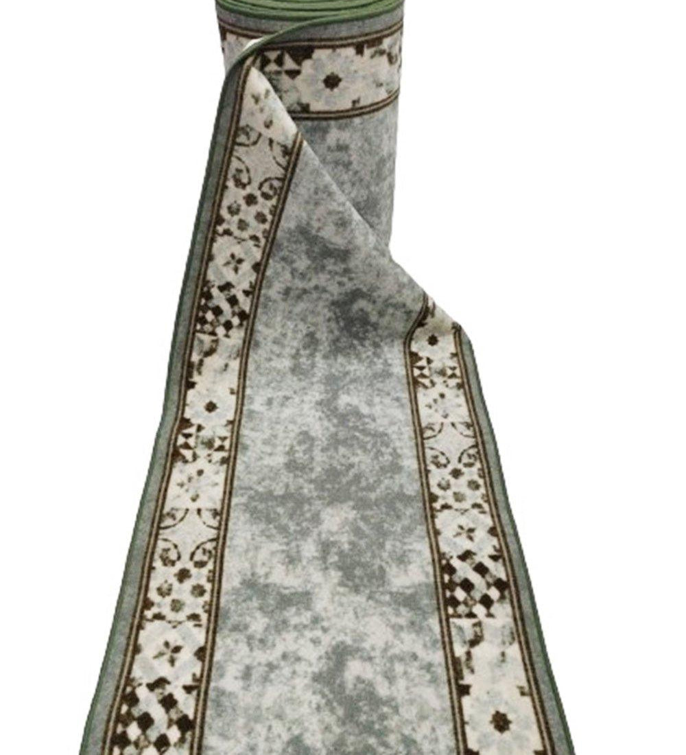 Traversa antiderapanta imprimata Kira, subtire, latime 80 cm (surfilata) - CovorulPerfect