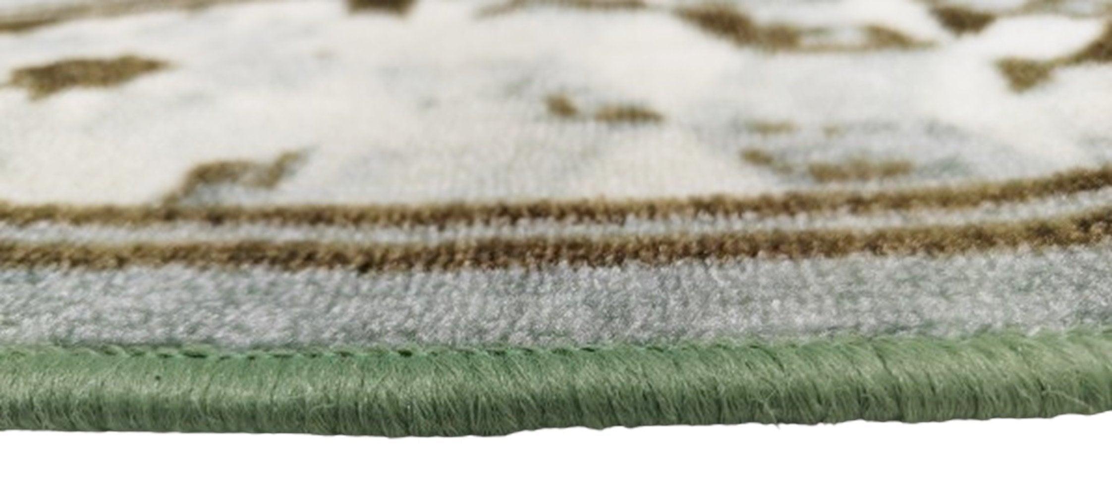 Traversa antiderapanta imprimata Kira, subtire, latime 120 cm (surfilata) - CovorulPerfect