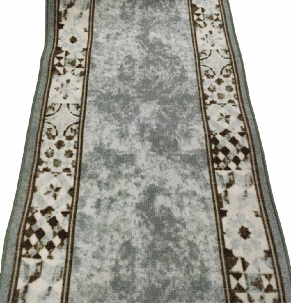 Traversa antiderapanta imprimata Kira, subtire, latime 120 cm (surfilata) - CovorulPerfect