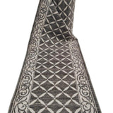 Traversa antiderapanta imprimata Kros, subtire, latime 80 cm (surfilata) - CovorulPerfect