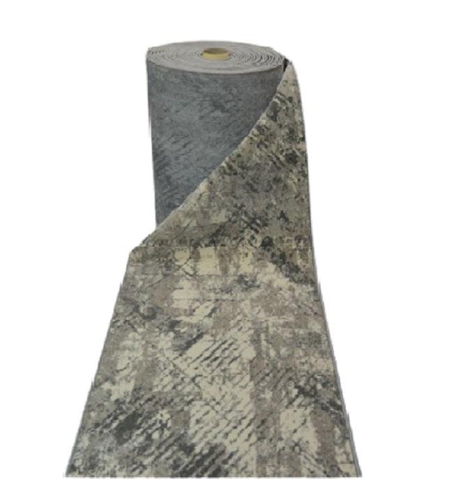 Traversa Any, gri/crem 022, latime 78 cm (surfilata) - CovorulPerfect