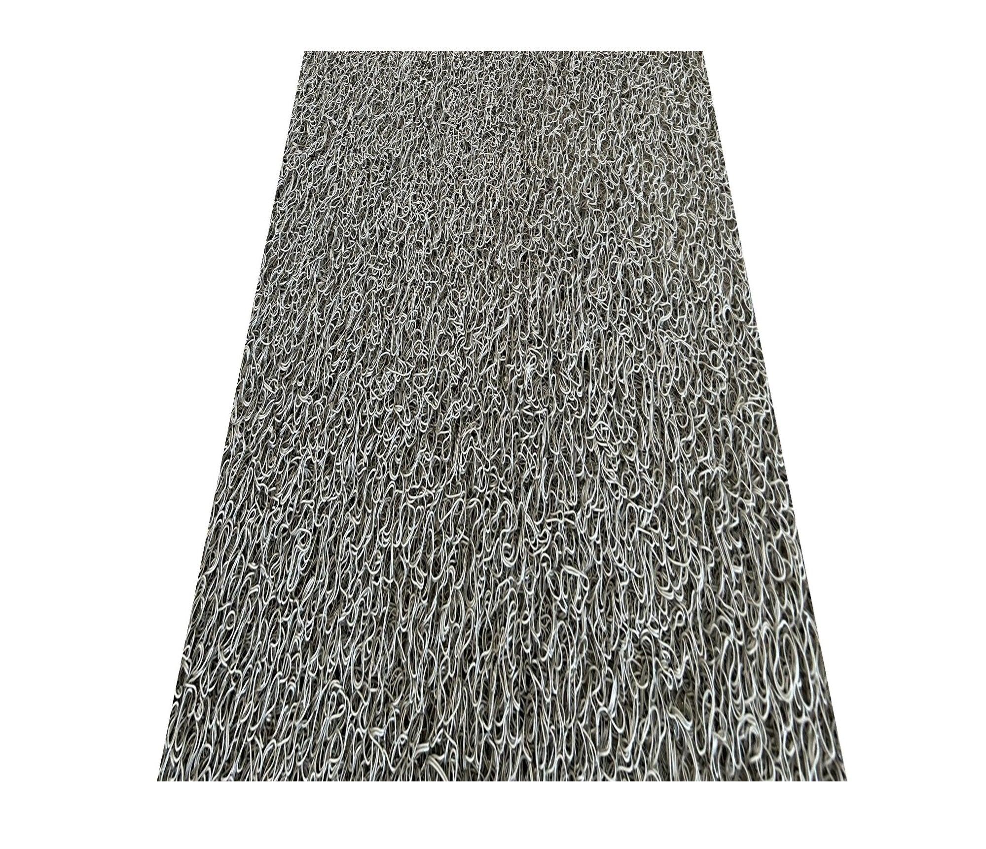 Traversa covor intrare int.si ext. Curly, gri - CovorulPerfect