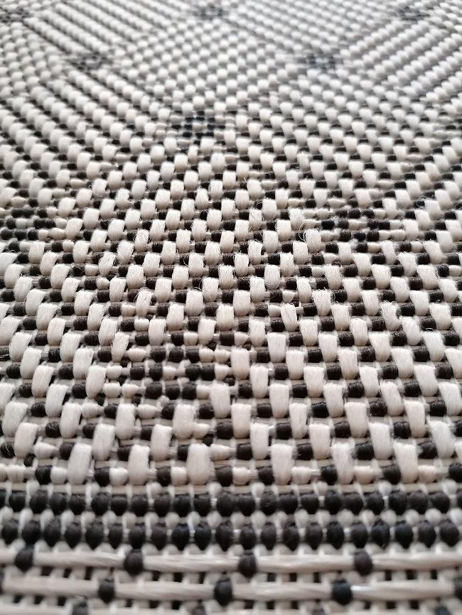 Traversa antiderapanta Flex romb, crem, latime 67 cm (surfilata) - CovorulPerfect
