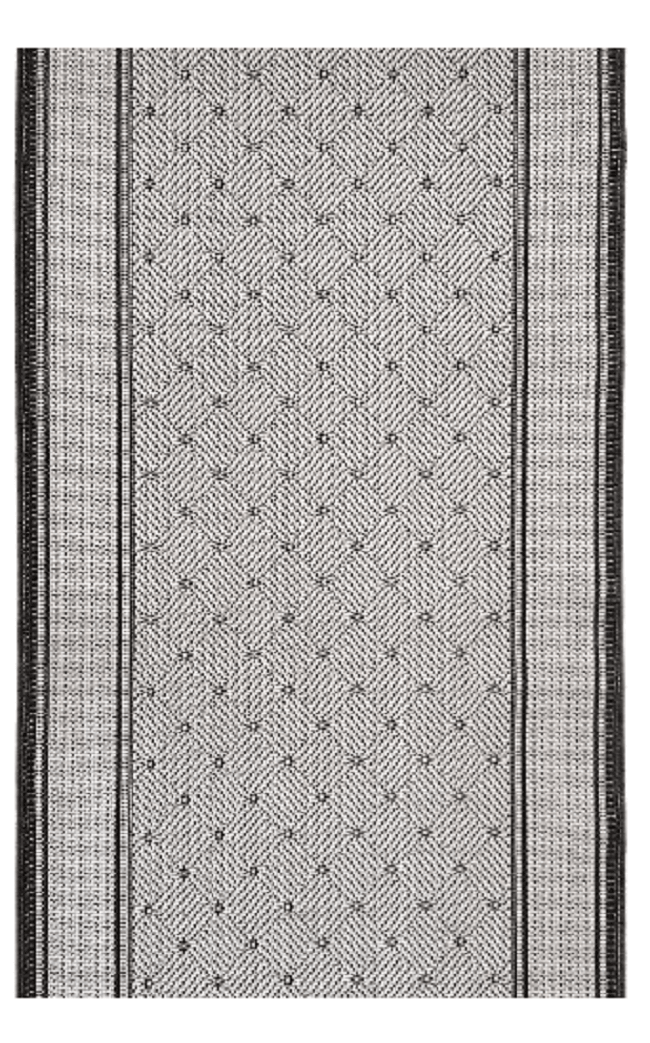 Traversa antiderapanta Flex romb, crem, latime 67 cm (surfilata) - CovorulPerfect