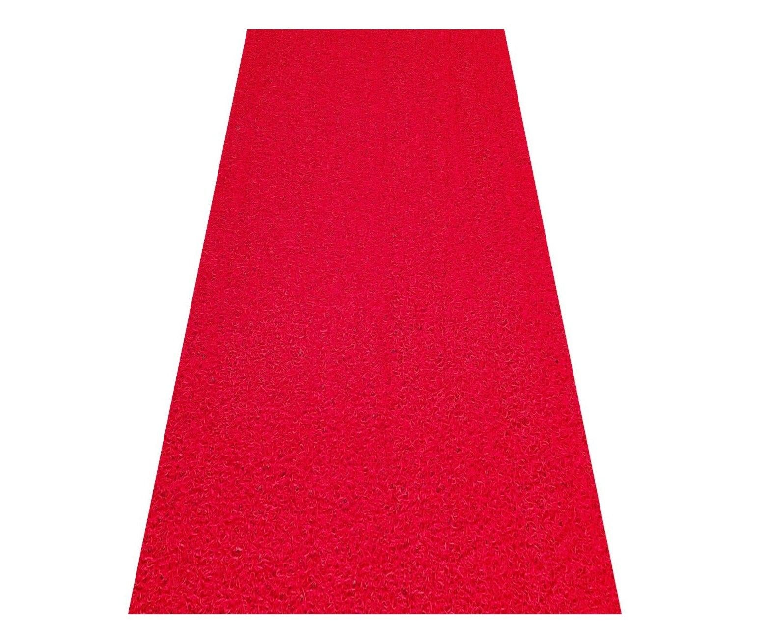 Traversa covor intrare int.si ext. Curly, rosu - CovorulPerfect